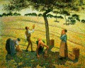 Recogida de manzanas en Eragny sur Epte 1888 Camille Pissarro